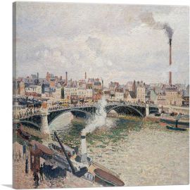 Morning An Overcast Day Rouen 1896-1-Panel-36x36x1.5 Thick
