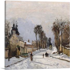 Road To Versailles At Louveciennes 1869-1-Panel-18x18x1.5 Thick