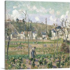 The Garden Of Maubuisson Pontoise 1882-1-Panel-18x18x1.5 Thick