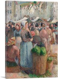 The Gisors Market Grande-Rue 1885-1-Panel-40x26x1.5 Thick