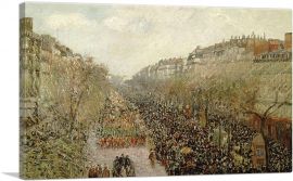 Boulevard Montmartre Mardi Gras 1897-1-Panel-12x8x.75 Thick