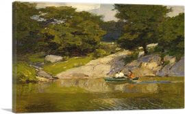 Boating In Central Park-1-Panel-26x18x1.5 Thick