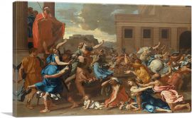 The Abduction Of The Sabine Women 1633-1-Panel-18x12x1.5 Thick