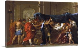 The Death Of Germanicus 1627-1-Panel-18x12x1.5 Thick