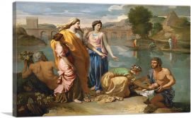 Moses Saved From The Water 1638-1-Panel-60x40x1.5 Thick