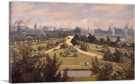 Melbourne From Victoria Gardens-1-Panel-18x12x1.5 Thick