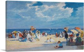 Beach Scene 1915-1-Panel-40x26x1.5 Thick