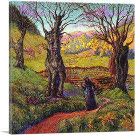 A Witch in the Swamp 1897-1-Panel-12x12x1.5 Thick