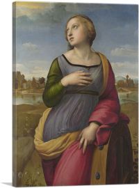 Saint Catherine of Alexandria 1507-1-Panel-18x12x1.5 Thick