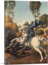 Saint George and the Dragon 1506-1-Panel-18x12x1.5 Thick