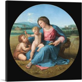 The Alba Madonna 1510-1-Panel-12x12x1.5 Thick