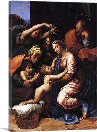 The Holy Family 1518-1-Panel-12x8x.75 Thick