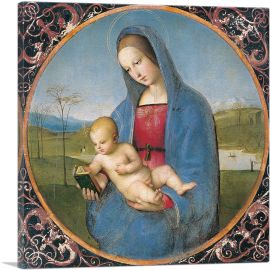 The Madonna Conestabile - Madonna with Child 1502-1-Panel-36x36x1.5 Thick