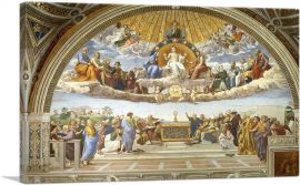 Disputation of the Holy Sacrament 1510-1-Panel-26x18x1.5 Thick