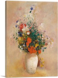 Still Life Flowers 1906-1-Panel-40x26x1.5 Thick