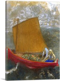 The Yellow Sail 1905-1-Panel-26x18x1.5 Thick