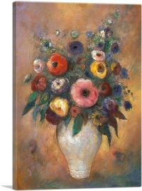 Vase of Flowers 1912-1-Panel-18x12x1.5 Thick