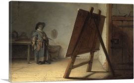The Artist in his Studio 1628-1-Panel-40x26x1.5 Thick