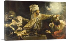 Belshazzar's Feast 1638-1-Panel-18x12x1.5 Thick