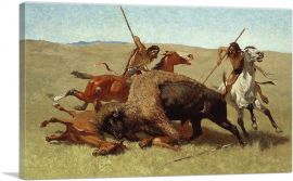 The Buffalo Hunt-1-Panel-40x26x1.5 Thick