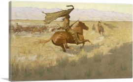 The Stampede Horse Thieves 1909-1-Panel-26x18x1.5 Thick