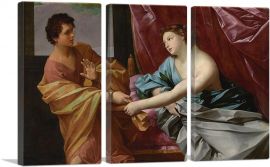 Joseph And Potiphar's Wife 1630-3-Panels-60x40x1.5 Thick