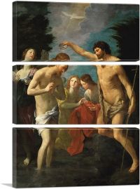The Baptism Of Christ 1623-3-Panels-60x40x1.5 Thick