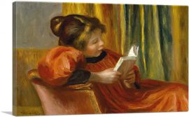 Girl Reading 1890-1-Panel-18x12x1.5 Thick