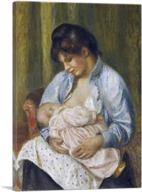 A Woman Nursing a Child 1894-1-Panel-12x8x.75 Thick