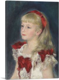Mademoiselle Grimprel au Ruban Rouge 1880-1-Panel-26x18x1.5 Thick