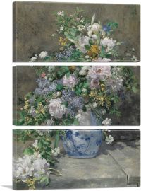 Spring Bouquet 1886-3-Panels-60x40x1.5 Thick