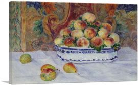 Still Life with Peaches 1881-1-Panel-60x40x1.5 Thick