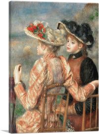 Two Girls-1-Panel-18x12x1.5 Thick