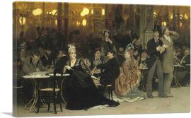 A Parisian Cafe 1875-1-Panel-26x18x1.5 Thick