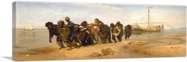 Barge Haulers On The Volga 1870-1-Panel-48x16x1.5 Thick