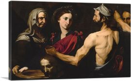 Salome With The Head Of Saint John The Baptist-1-Panel-18x12x1.5 Thick