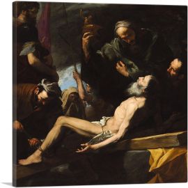 Martyrdom Of Saint Andrew-1-Panel-18x18x1.5 Thick