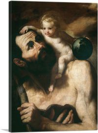 Saint Christopher 1637-1-Panel-18x12x1.5 Thick
