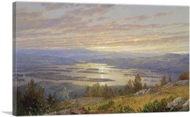 Lake Squam From Red Hill 1874-1-Panel-40x26x1.5 Thick