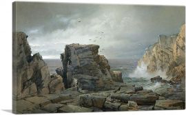 A Rocky Coast 1877-1-Panel-18x12x1.5 Thick