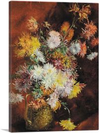 A Bouquet Of Asters In a Vase 1910-1-Panel-26x18x1.5 Thick