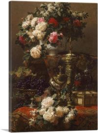 Flowers And Fruit 1877-1-Panel-12x8x.75 Thick