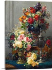Spring Flowers With Chalices-1-Panel-12x8x.75 Thick