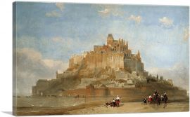 Mont St Michel From The Sands-1-Panel-18x12x1.5 Thick