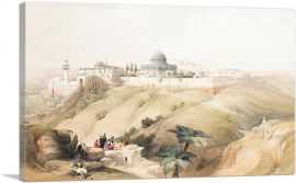 The Holy Land Syria Idumea Arabia City 1842-1-Panel-26x18x1.5 Thick