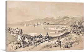 The Holy Land Syria Idumea Arabia Coast 1843-1-Panel-40x26x1.5 Thick