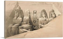 The Holy Land Syria Idumean Arabia Egypt Nubia Temple-1-Panel-40x26x1.5 Thick