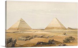 Egypt And Nubia Pyramids 1849-1-Panel-12x8x.75 Thick