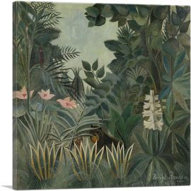 The Equatorial Jungle 1909-1-Panel-18x18x1.5 Thick