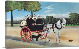 The Horse-Drawn Carriage of Father Junier 1908-1-Panel-40x26x1.5 Thick